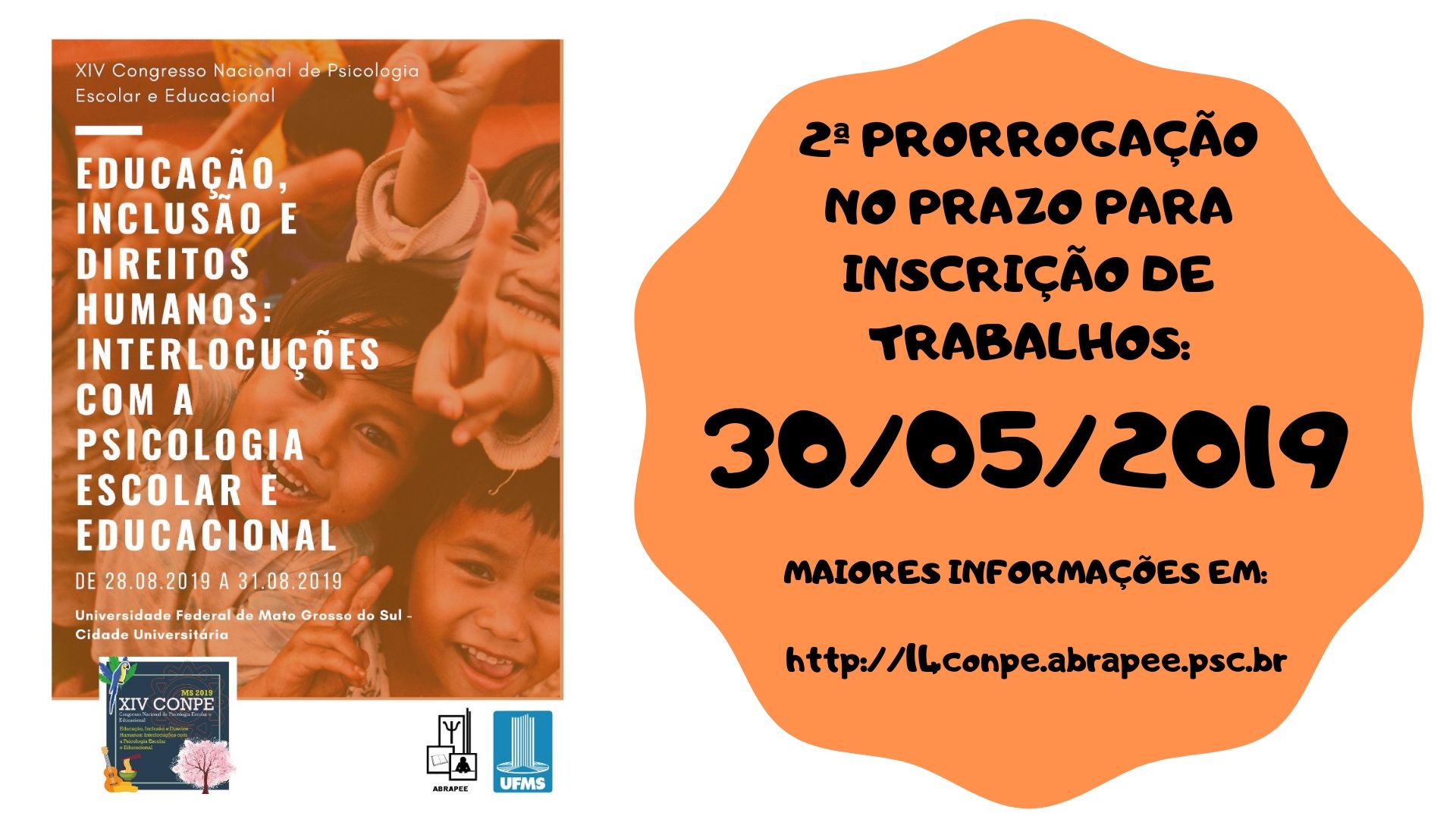 PRAZO PRORROGADO PARA INSCRIÇÃO DE TRABALHOS_ 30_05