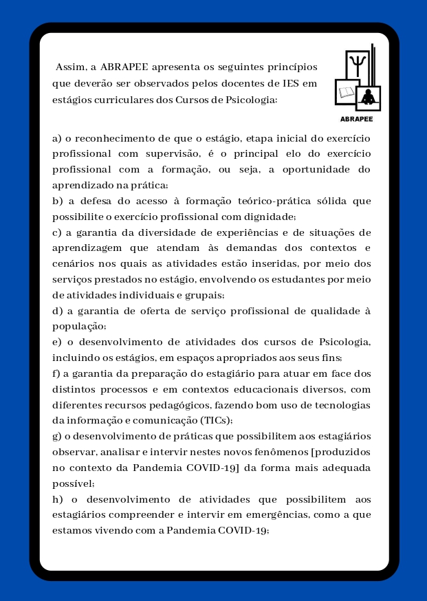 A Associação Brasileira de Psicologia Escolar e Educacional – ABRAPEE vem a público manifestar o seu respeito aos trabalhadores e trabalhadoras do Brasil, que de forma aguerrida estão enfrentando as adversida (1)_page-0002